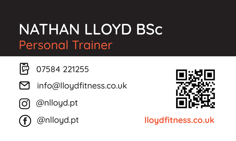 Lloyd Fitness Business Card